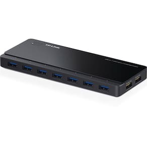 Hub Usb Tp-Link Uh720 Com 7 Portas Usb 3.0 Preto