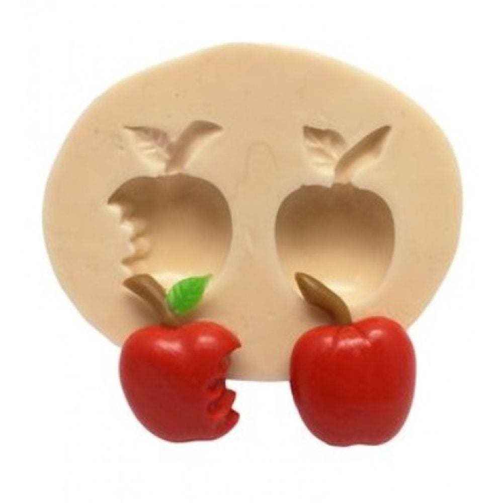 Molde De Silicone Branca De Neve, Maçã