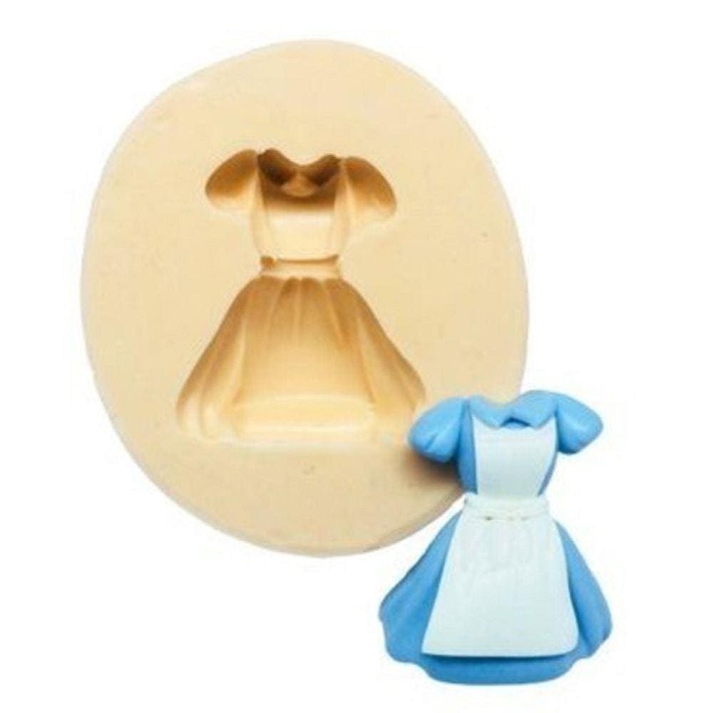 Molde De Silicone Vestido Da Alice