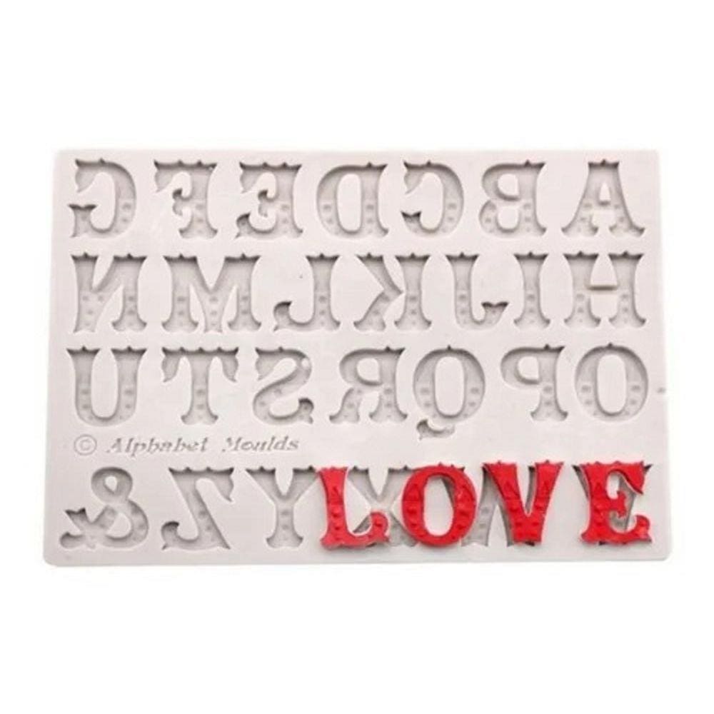 Molde De Silicone Alfabeto, Letra Circo