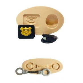 Molde De Silicone Acessórios Policial