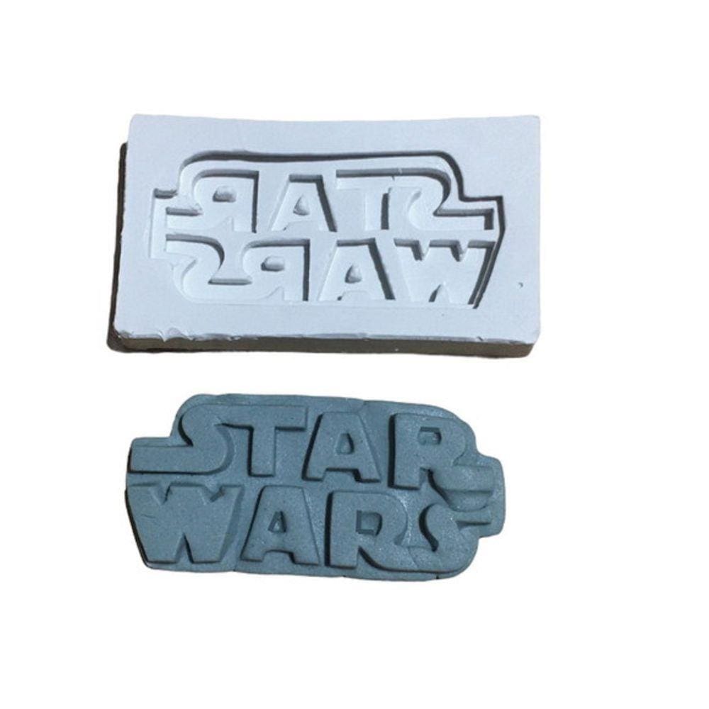 Molde De Silicone Logo Star Wars