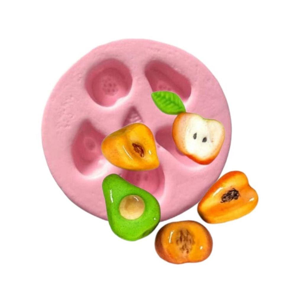 Molde De Silicone Frutas