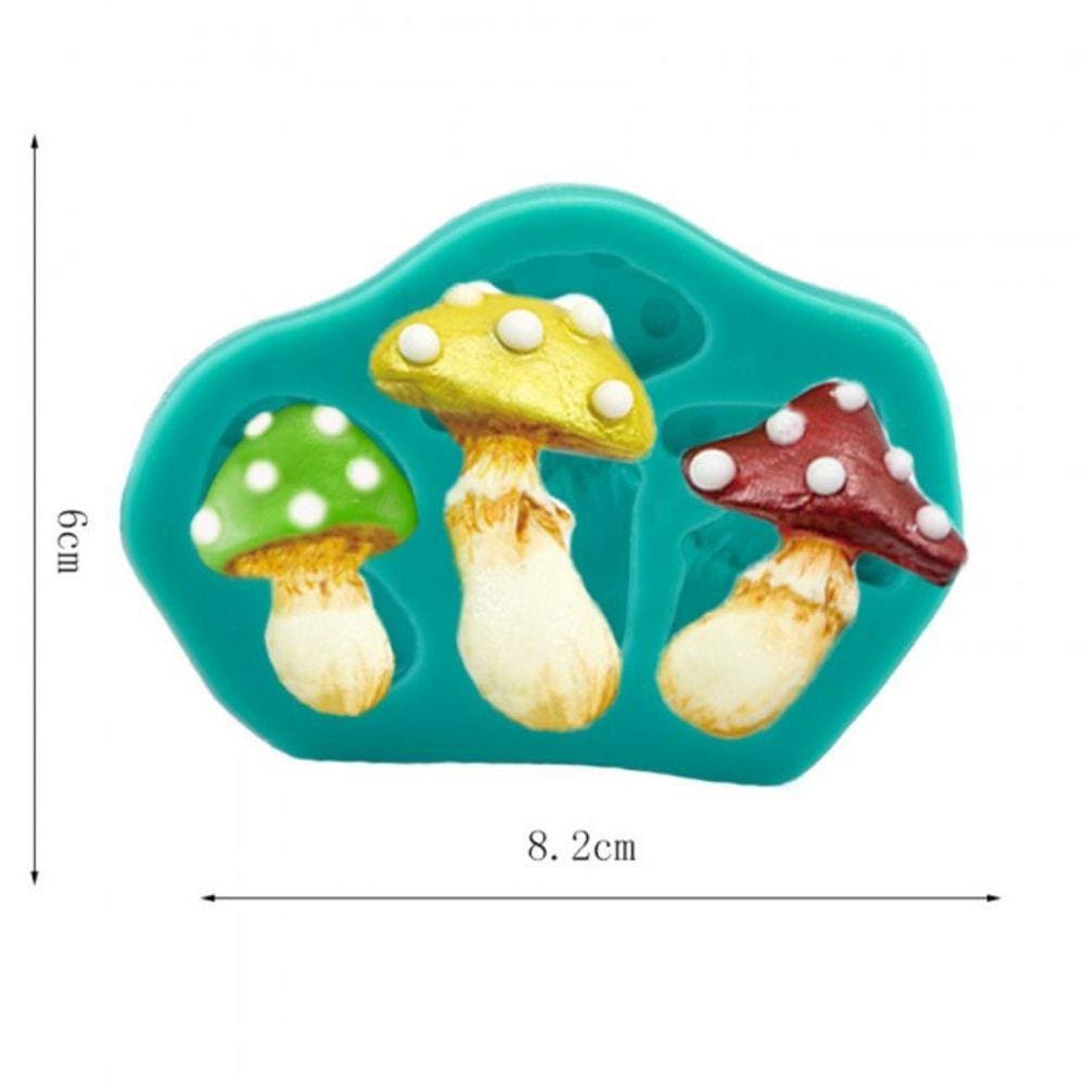 Molde De Silicone Cogumelos