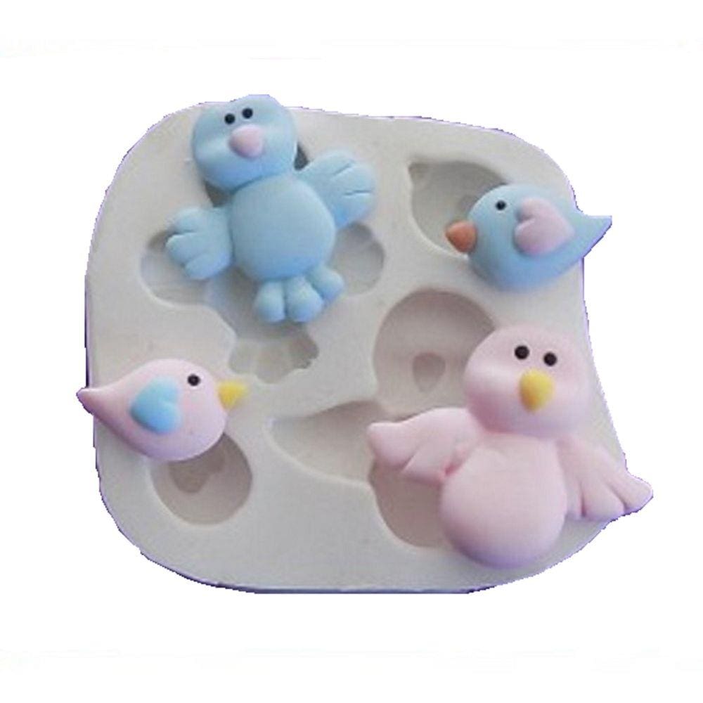 Molde De Silicone Passarinho
