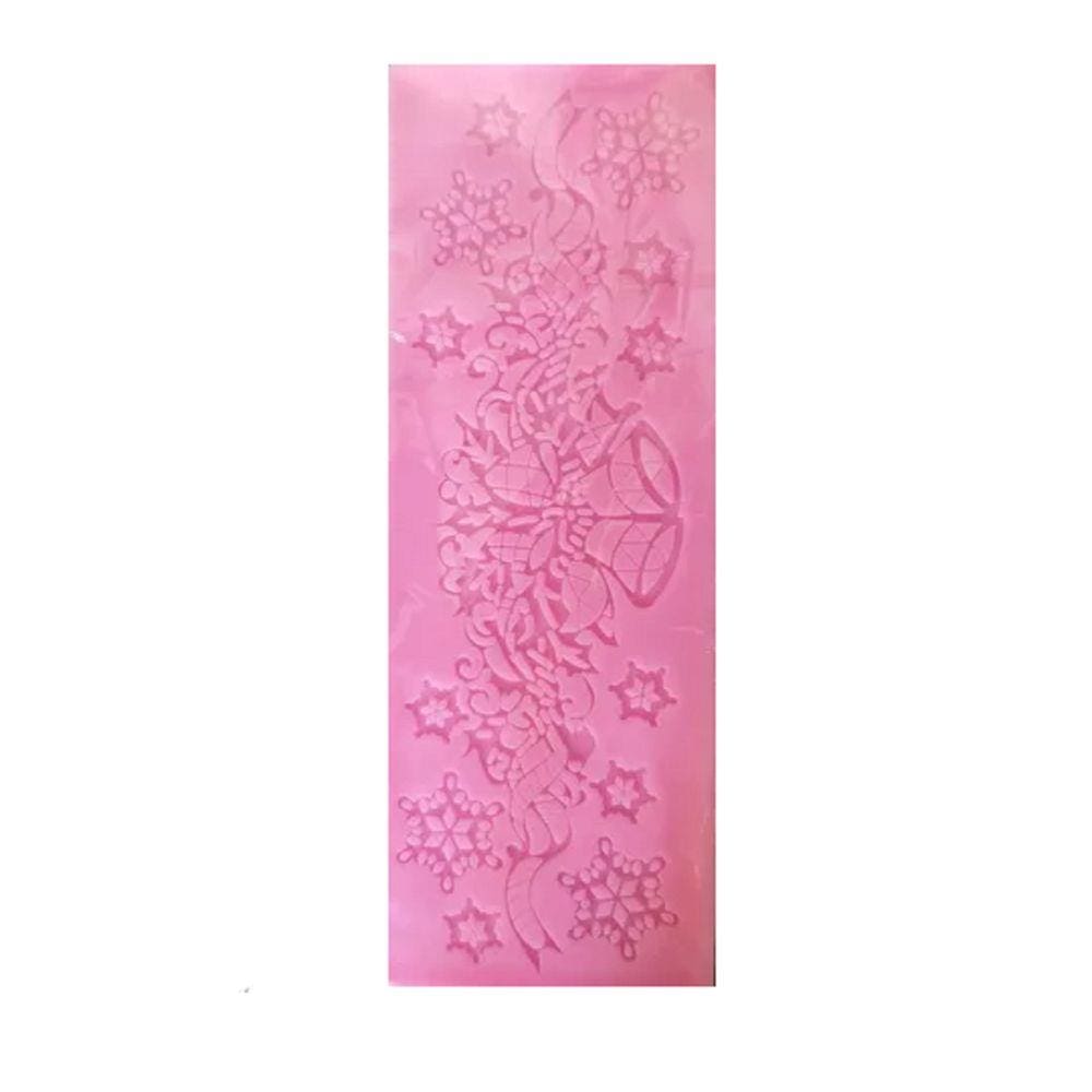 Molde De Silicone Renda De Natal