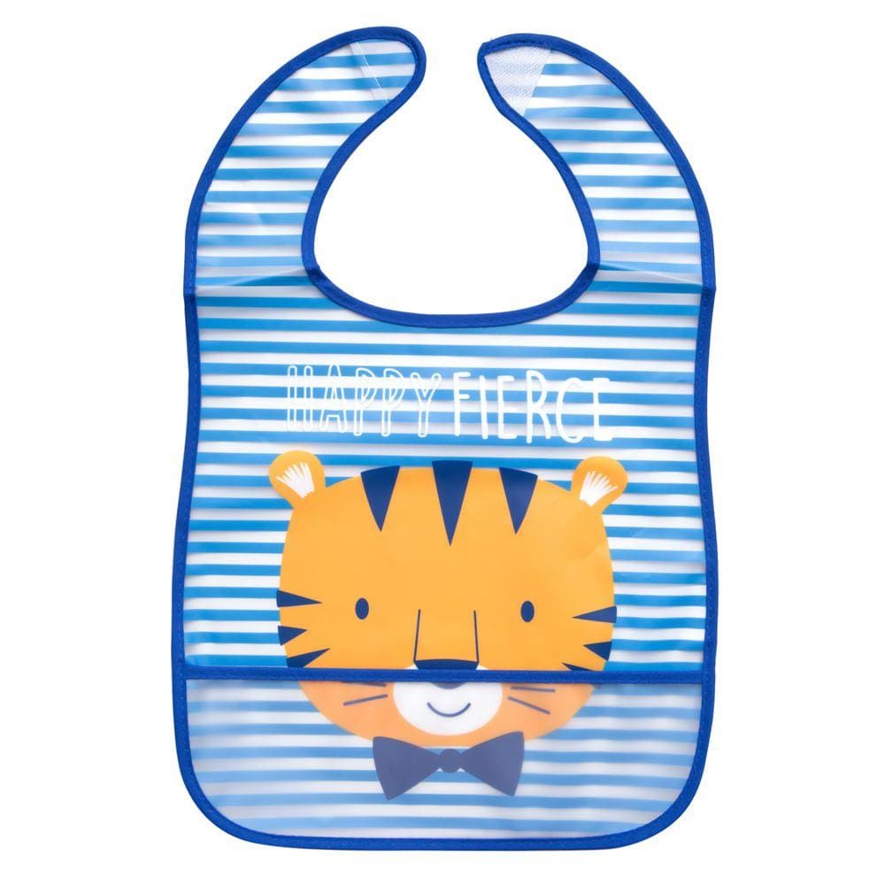 Babador Impermeável Tigre Listrado Girotondo Baby