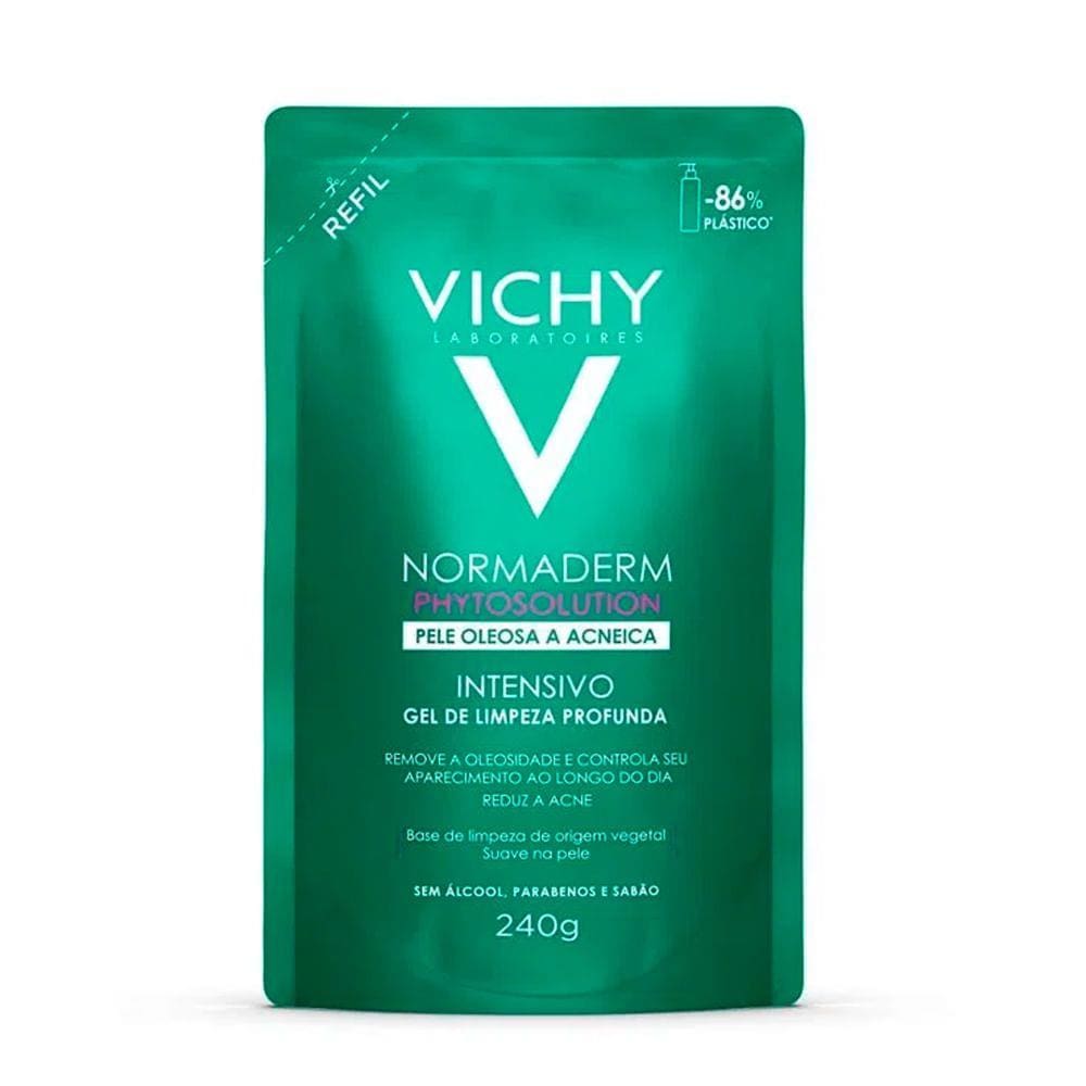 Normaderm Vichy Gel de Limpeza Profunda Facial Refil 240g