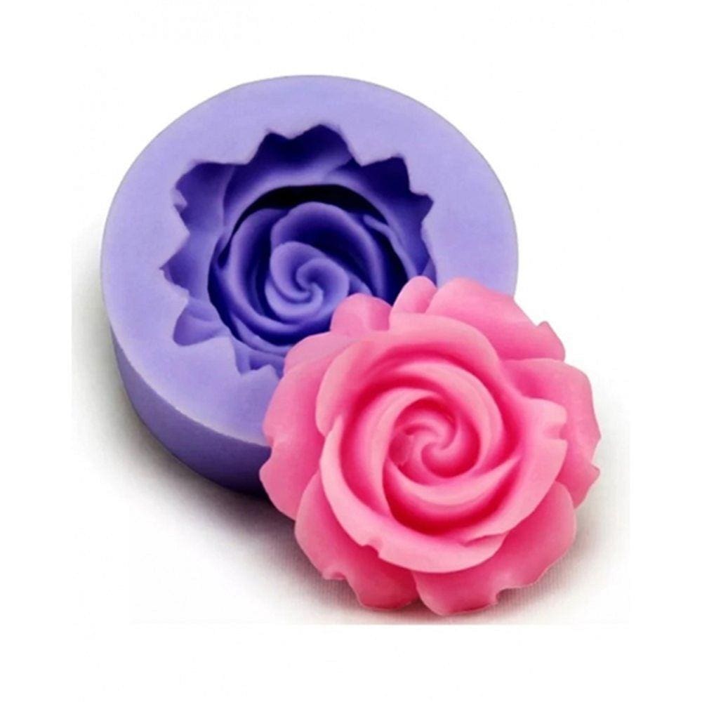 Molde De Silicone Rosa Grande