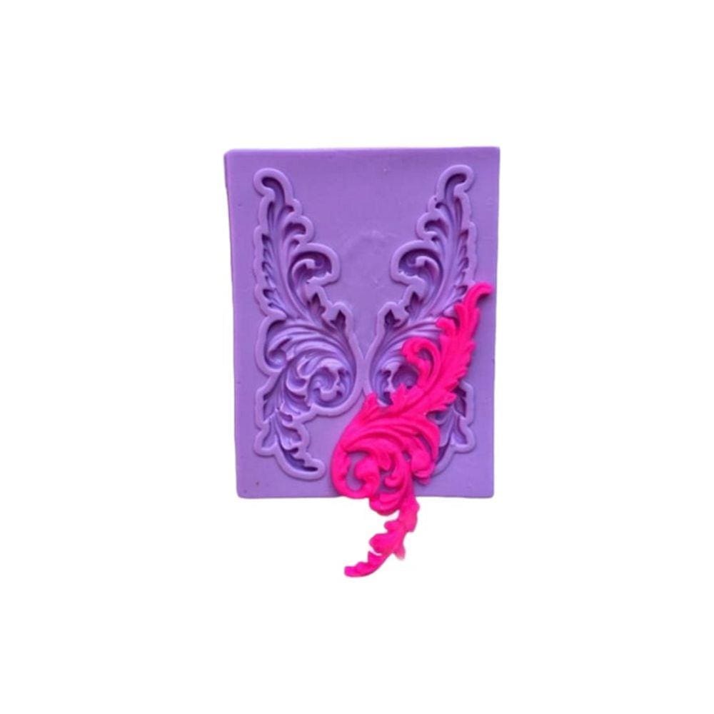 Molde De Silicone Acabamento, Arabesco