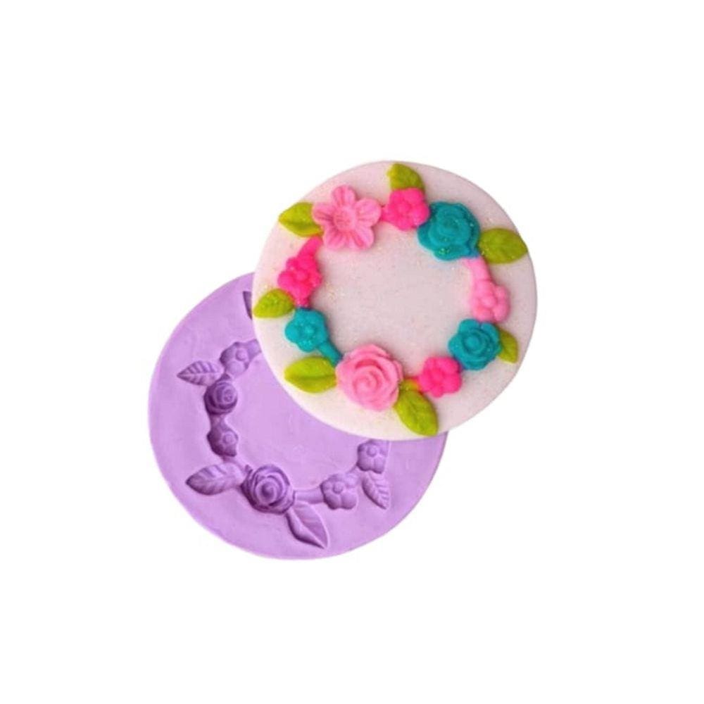 Molde De Silicone Arabesco Floral