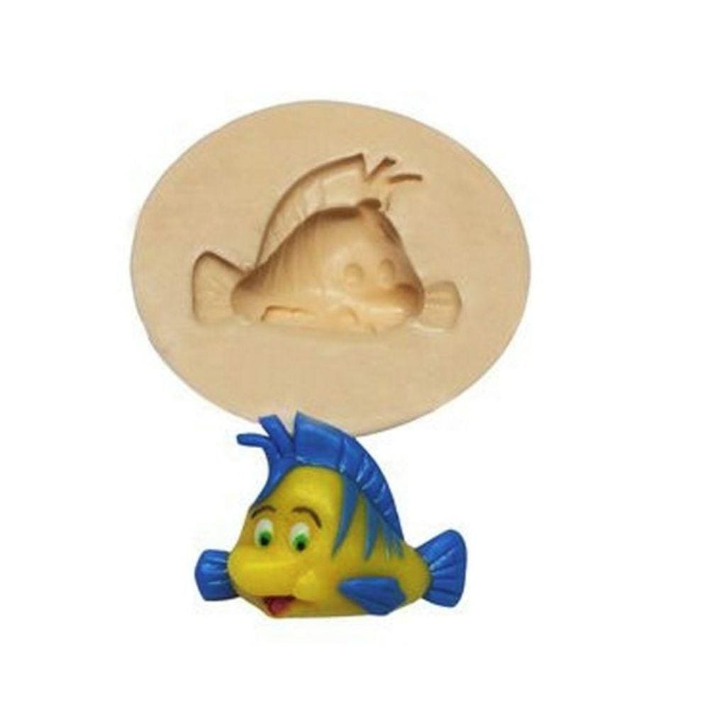 Molde De Silicone Pequena Sereia, Linguado