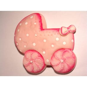 Molde De Silicone Chá De Bebê. Carrinho De Bebê
