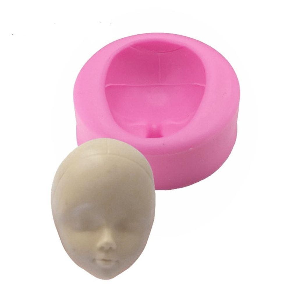 Molde De Silicone Rosto, Humano