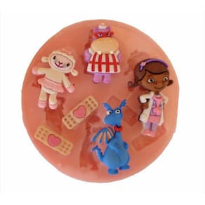 Molde De Silicone Doutora Brinquedo