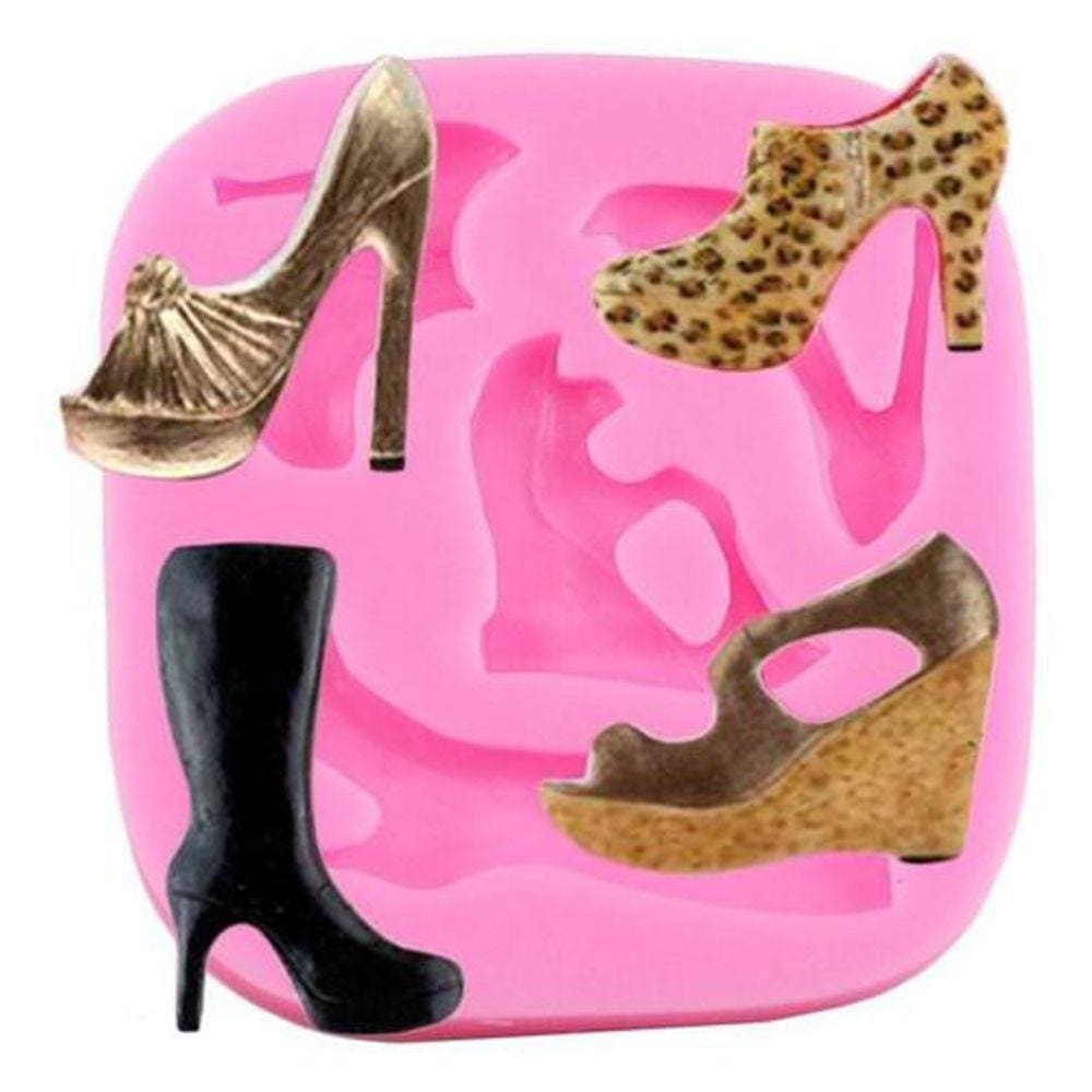 Molde De Silicone, Bota, Sandalia, Sapato