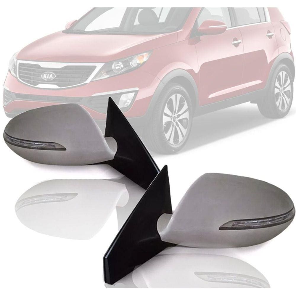 Par Retrovisor Sportage 2011 2012 2013 2014 2015 C/ Pisca