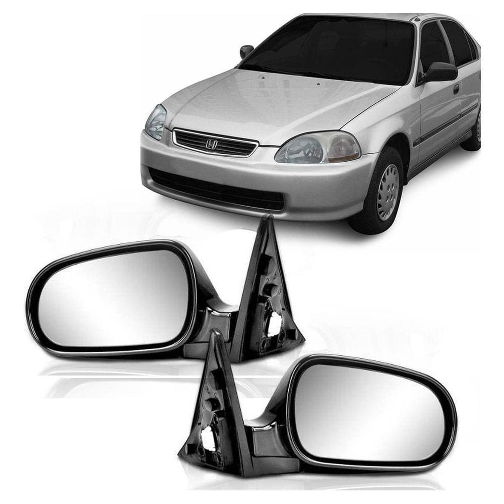 Par Retrovisor Honda Civic 96 97 98 2000 Elétrico