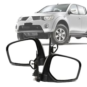 Par Retrovisor L200 Triton 08 09 10 11 12 13 Crom. Retratil