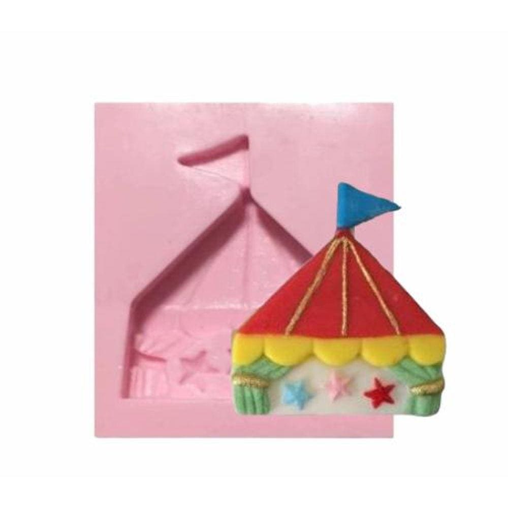 Molde De Silicone Circo