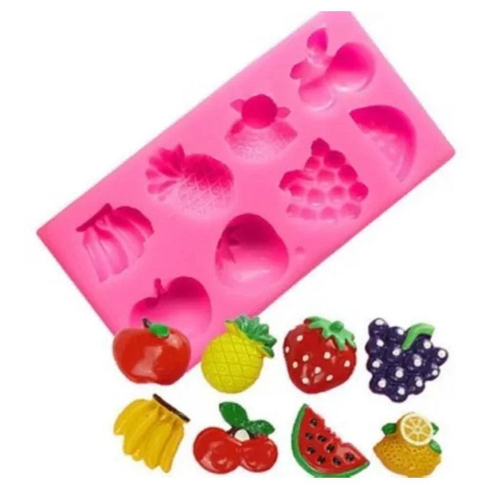 Molde De Silicone Frutas