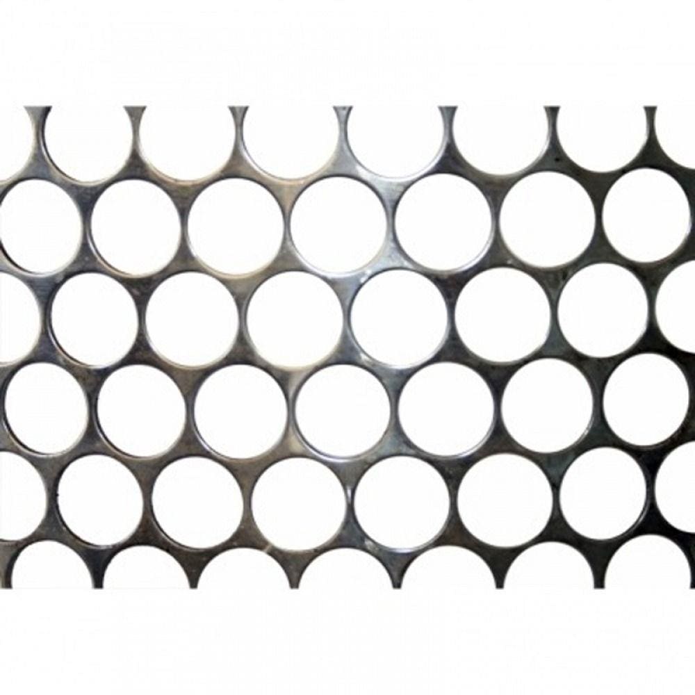 Tela Moeda Inox 430 - Largura 0,35m - Espessura 1,30mm - Furo 24,7mm