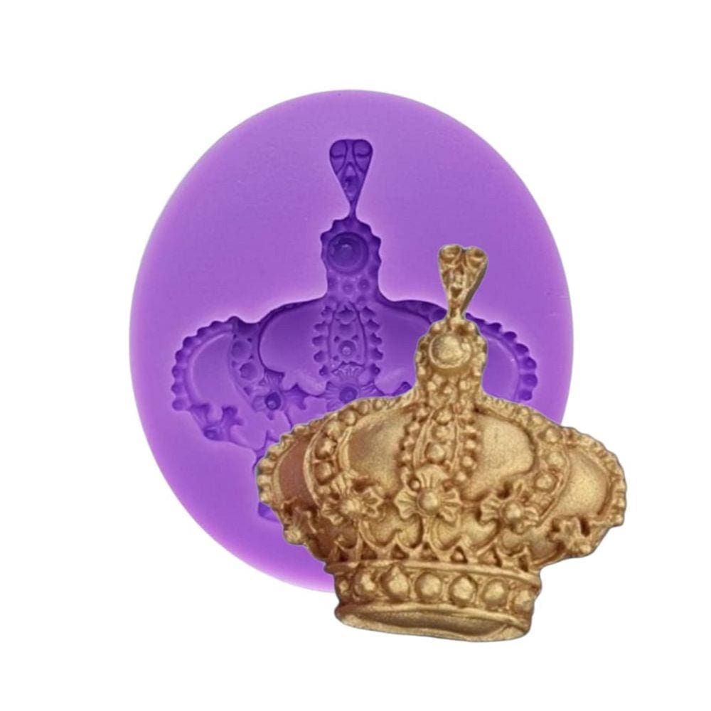 Molde De Silicone Coroa