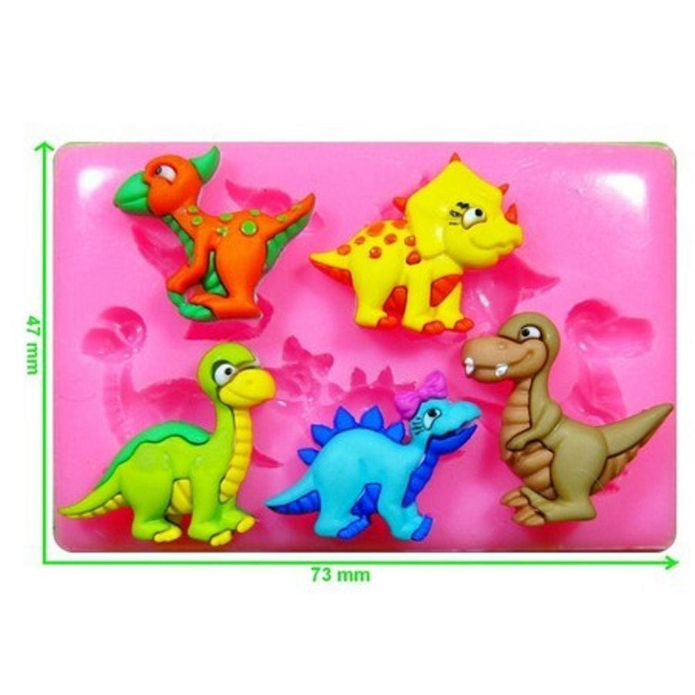 Molde De Silicone Bebês Dinossauros