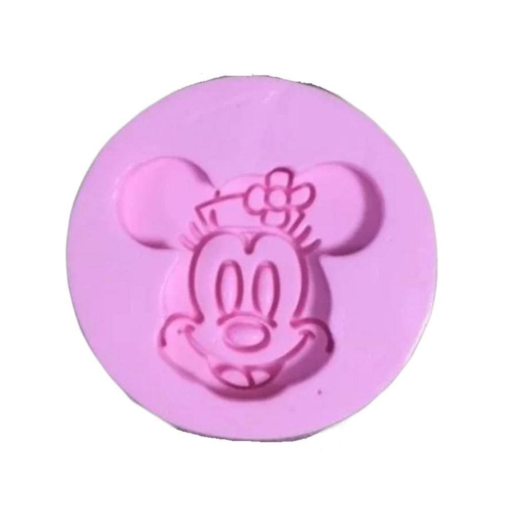 Molde De Silicone Rosto Da Minnie