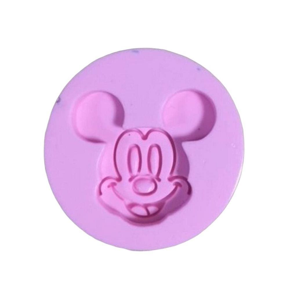 Molde De Silicone Rosto Do Mickey
