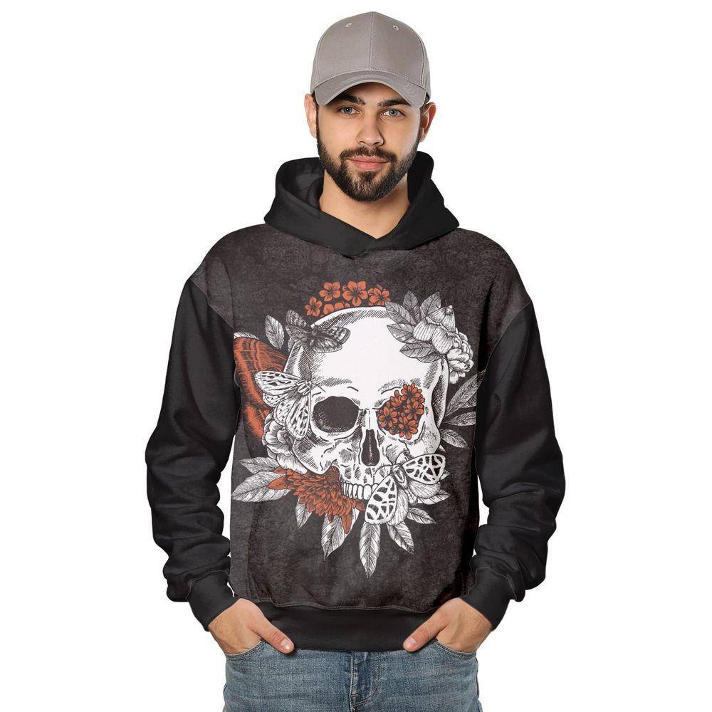 hot topic skeleton moletom com capuz