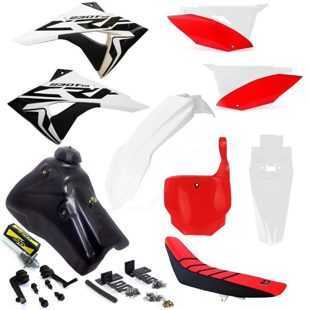 Kit Plástico Number X cell Crf 230 07... Tanque 7 Litros Torneira Gp