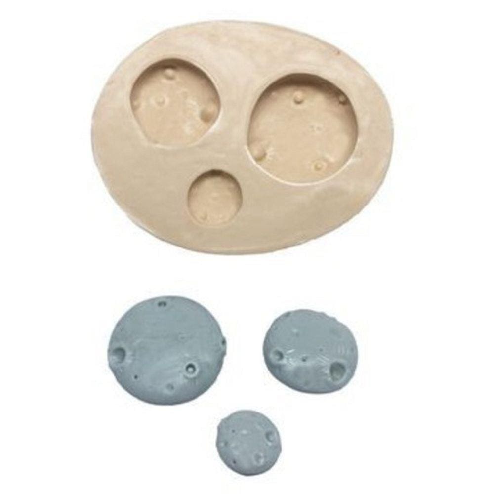 Molde De Silicone Pedra, Lua, Planeta
