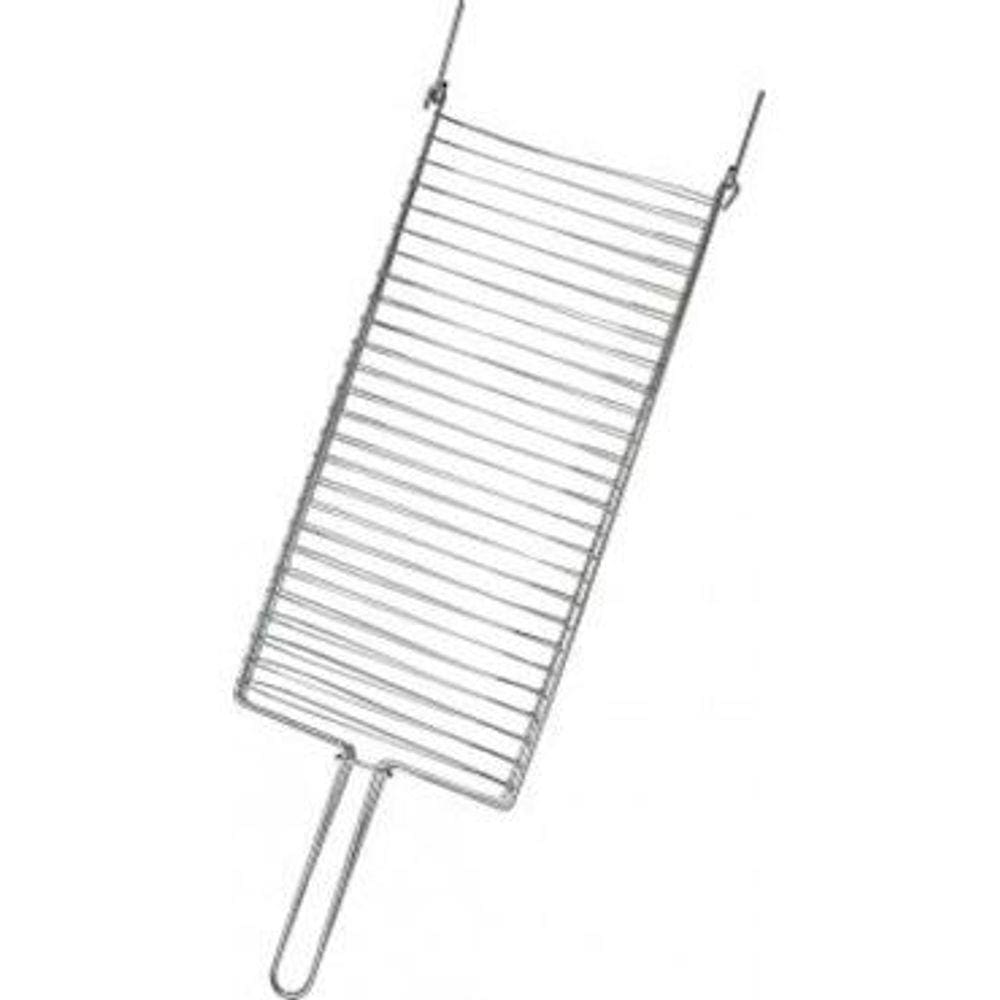 Grelha para peixe cromada 49X25CM