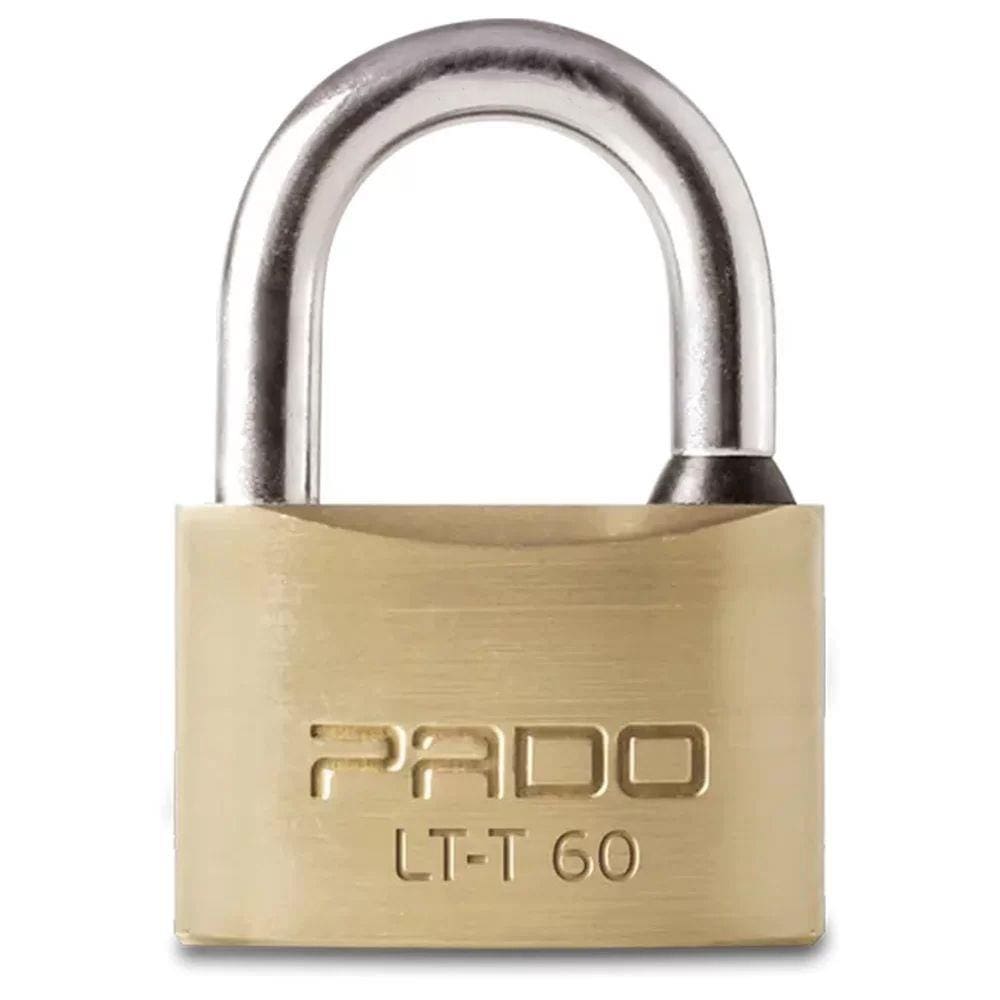 Cadeado Tetra Latão 60mm - Com 2 Chaves - Pado