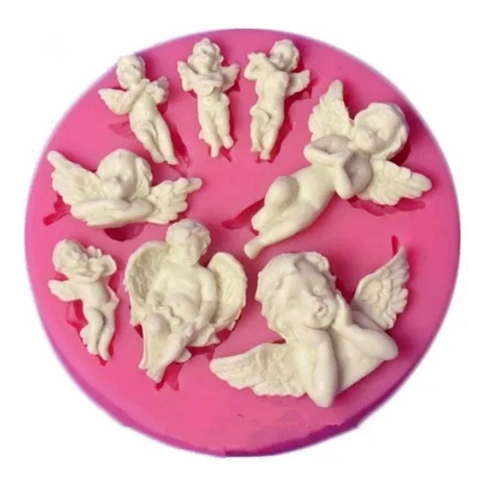 Molde De Silicone Anjos, Batizado