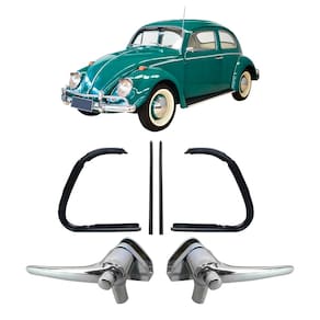 Kit Trinco E Borracha Quebra Vento Fusca 1959 Até 1970