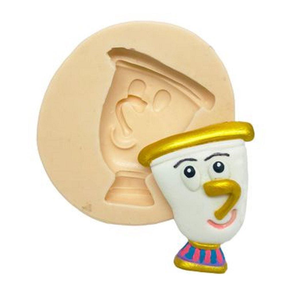 Molde De Silicone Xícara, Bela E A Fera