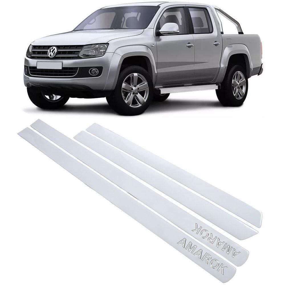 Jogo Adesivo Friso Lateral Vw Amarok 2010 2011 2012 2013 2014 2015 2016 2017 - Transparente