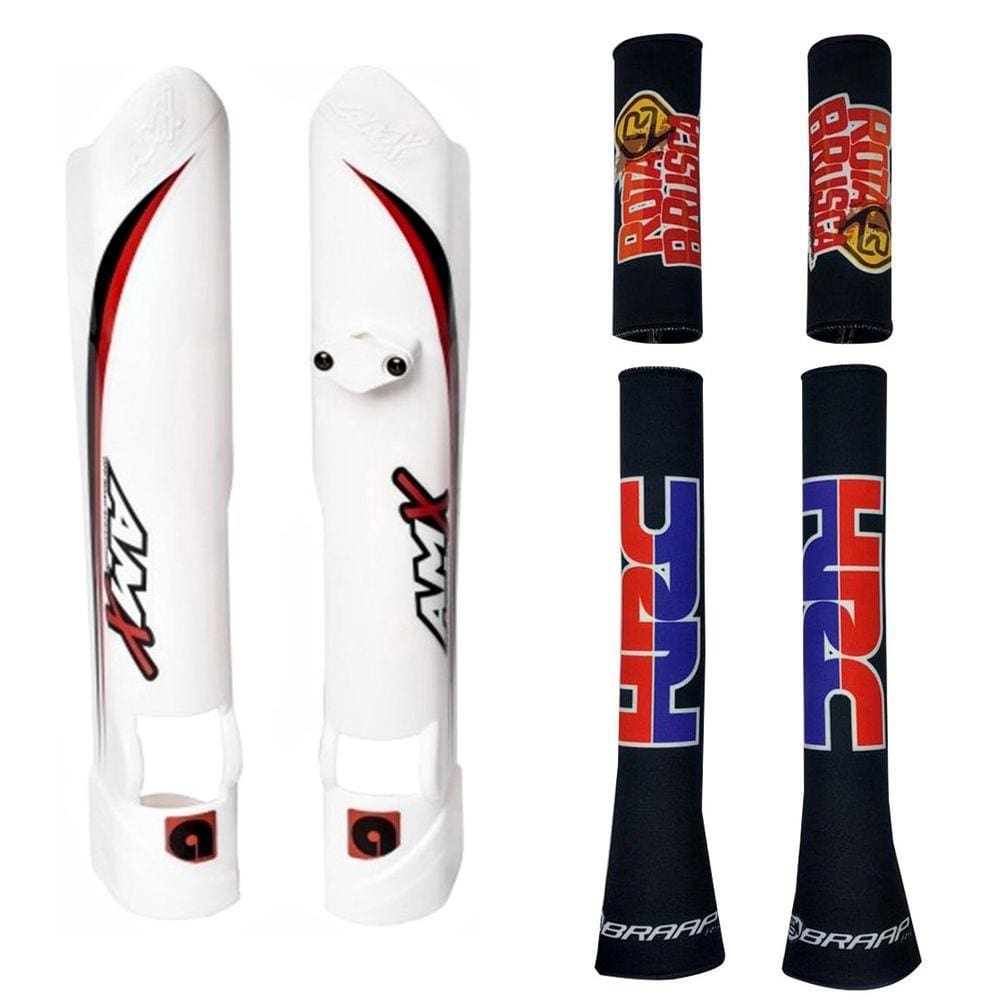 Kit Protetores Suspensão Amx Neoprene Crf 230 Ttr 230 Hrc