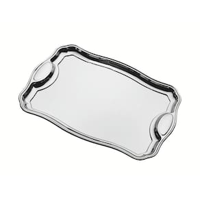 Bandeja Classic Retangular Inox c/ Alças 42x29 Tramontina