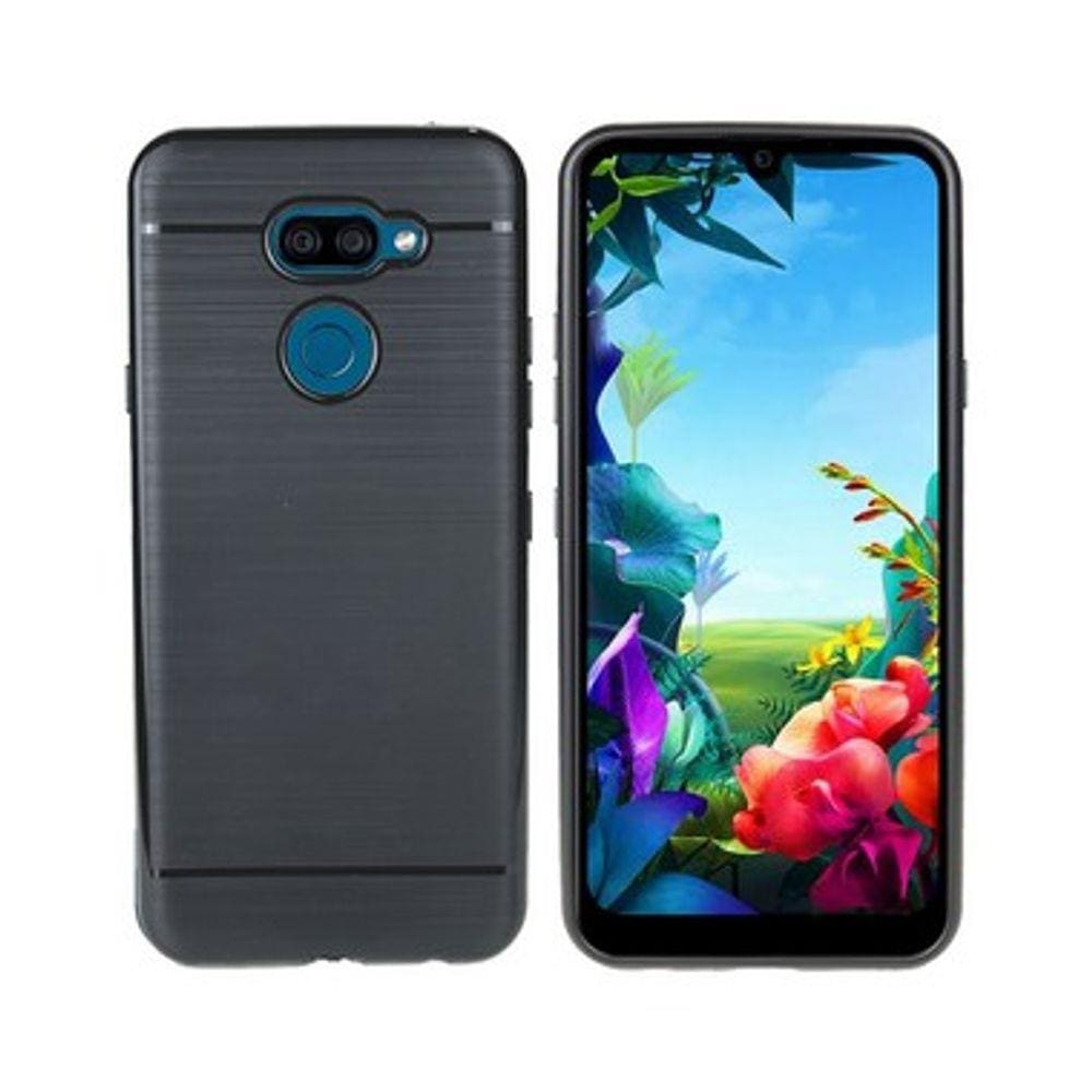 Capa Capinha Case Emborrachada Carbon Preta Lg K40s LMX430BMW (Tela 6.1) - Cell In Power25