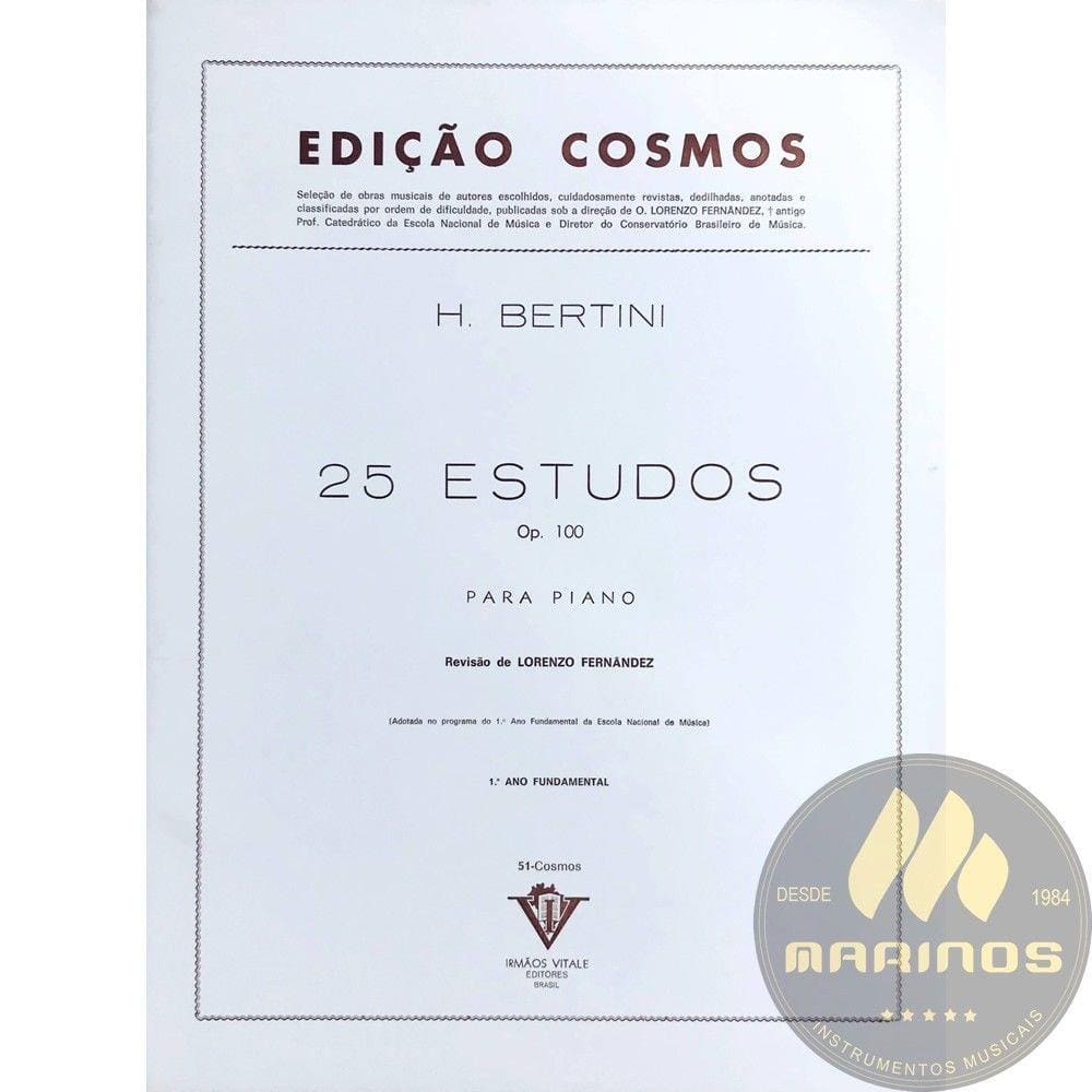 Método Piano - 25 Estudos  Op.100 - H. Bertini