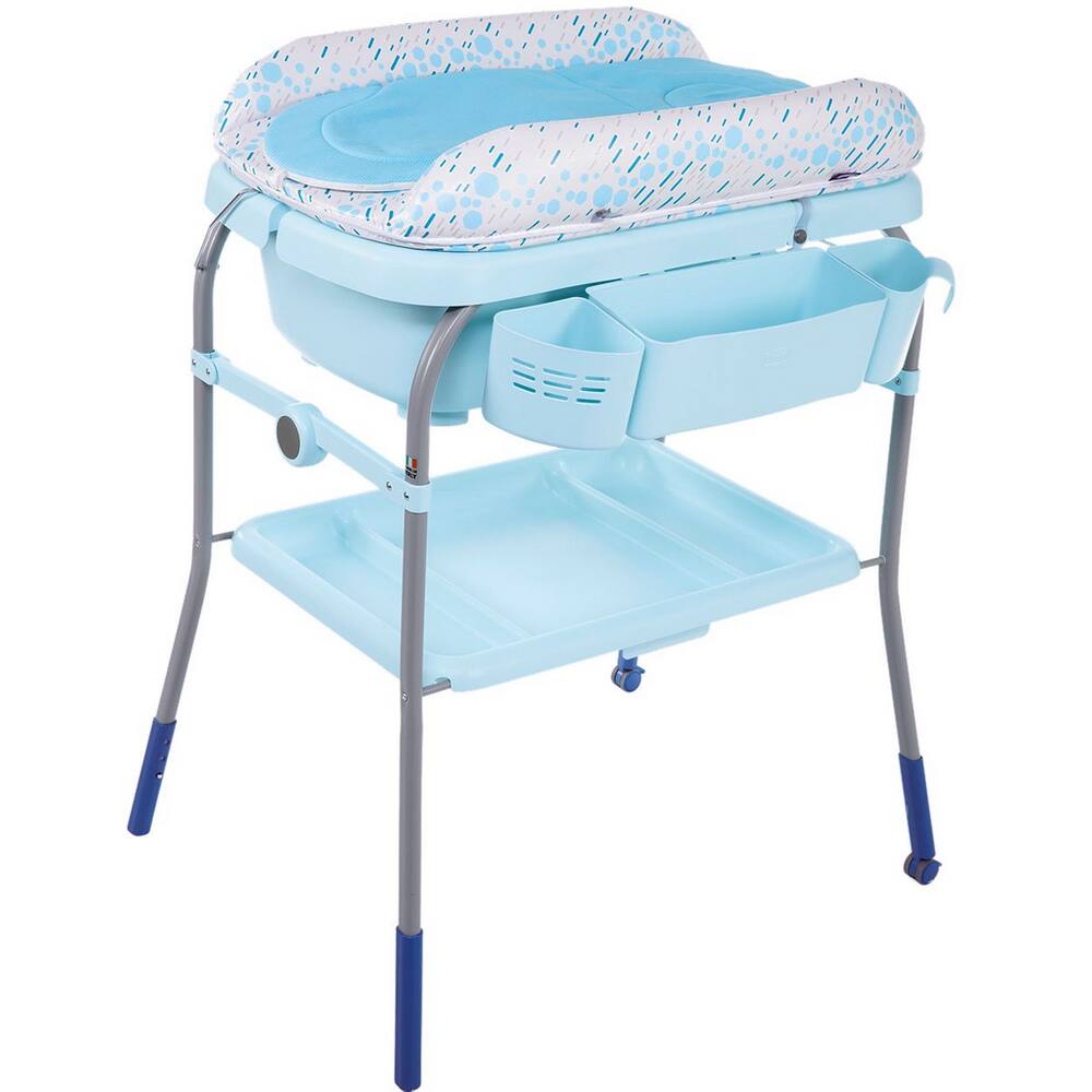 Banheira com Trocador Chicco Cuddle \u0026 Bubble Ocean Azul | Casas Bahia