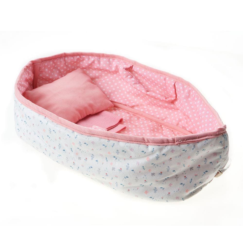 Berço Moises para Boneca Metoo com Manta e Travesseiro - Metoo