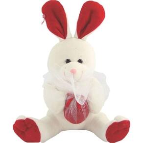 Pelucia Coelho Ovinho Vermelho 30 cm Soft Toys Unidade