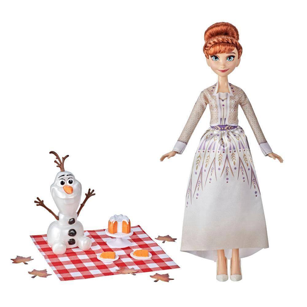 Boneca Frozen 2 - Anna E Acessórios Irmãs Com Estilo Hasbro