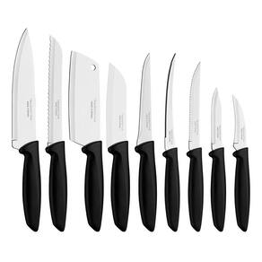 Jogo Facas Inox 9Pc Plenus Preto