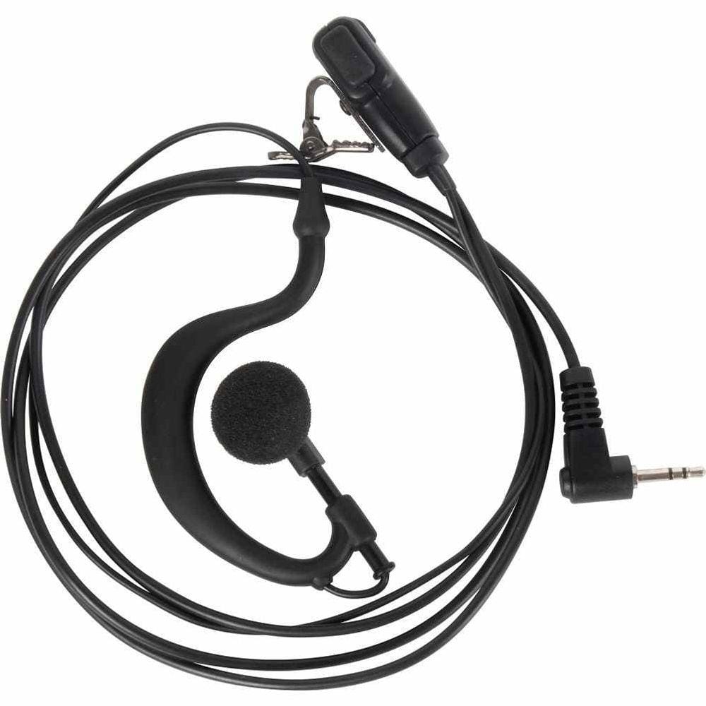 Fone para Rádio Comunicador com PTT MT01 Preto