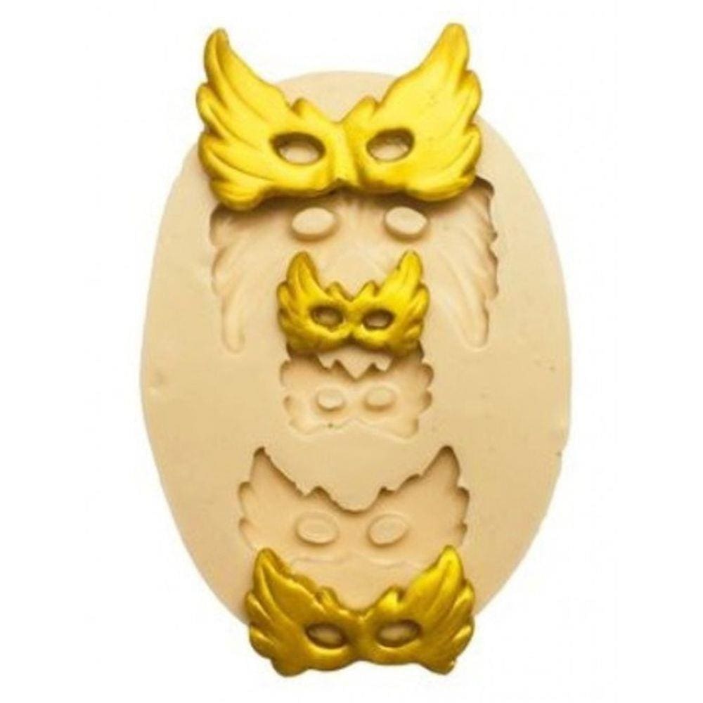 Molde De Silicone Carnaval Máscaras